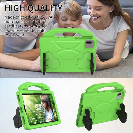 For Samsung Galaxy Tab S7 / S8 Children EVA Shockproof Tablet Case with Thumb Bracket(Green) by buy2fix