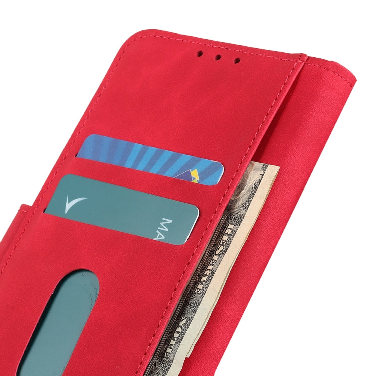For Xiaomi Redmi Note 13 4G KHAZNEH Retro Texture Flip Leather Phone Case(Red) by buy2fix