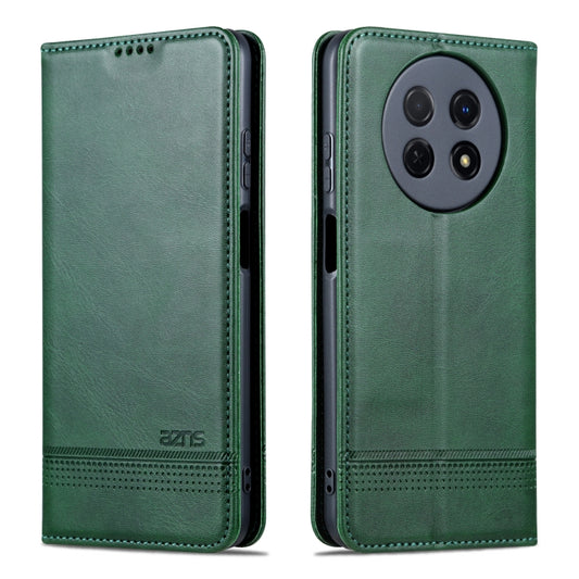 For Huawei Enjoy 60X AZNS Magnetic Calf Texture Flip Leather Phone Case(Dark Green) - Huawei Cases by AZNS | Online Shopping UK | buy2fix