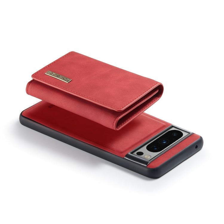 For Google Pixel 8 Pro DG.MING M1 Series 3-Fold Multi Card Wallet + Magnetic Phone Case(Red) by DG.MING