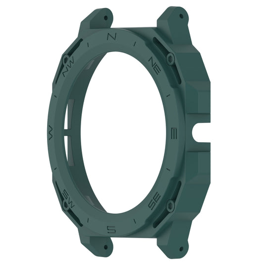 For Huawei Watch GT Cyber Armor Hollow Watch Protective Case(Dark Green) by buy2fix