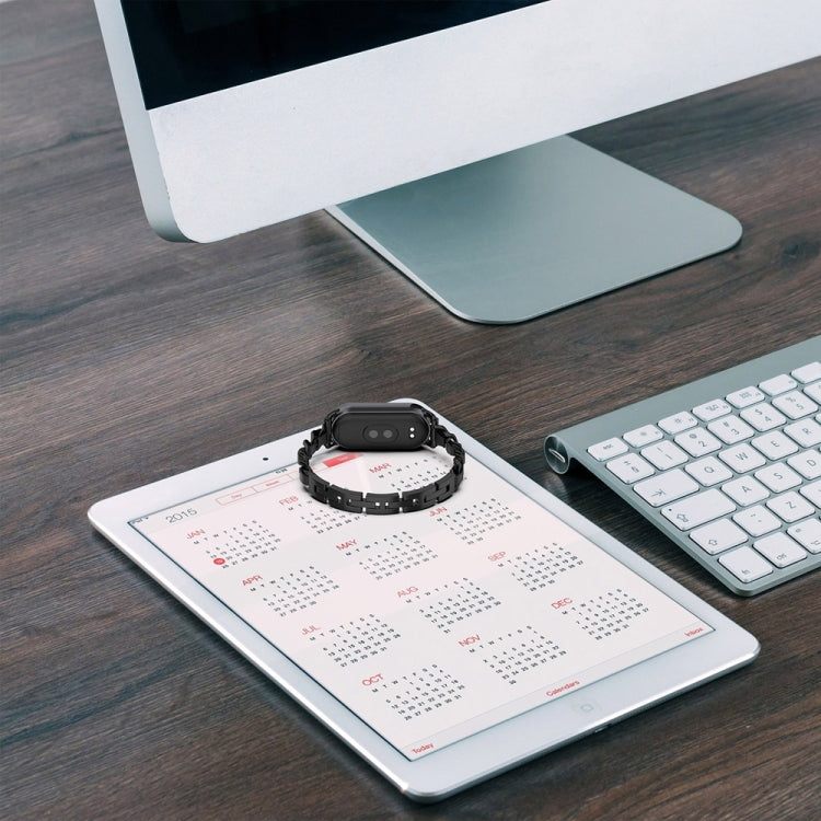 For Xiaomi Mi Band 8 Bracelet Replacement Watch Band(Black) by buy2fix