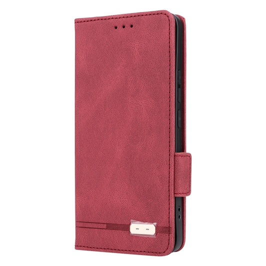 For Xiaomi Redmi Note 13 Pro+ 5G Magnetic Clasp Leather Phone Case(Red) by buy2fix