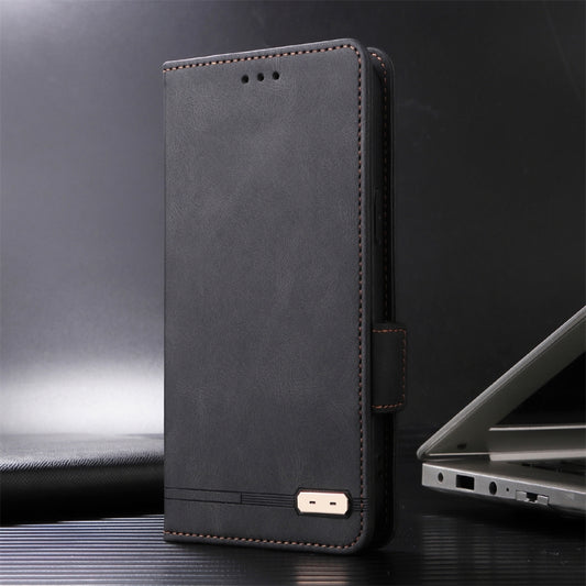 For Xiaomi Redmi K70E 5G Magnetic Clasp Leather Phone Case(Black) by buy2fix