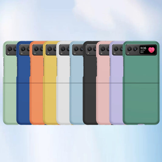 For Motorola Razr 40 Skin Feel PC Phone Case(Orange) by buy2fix