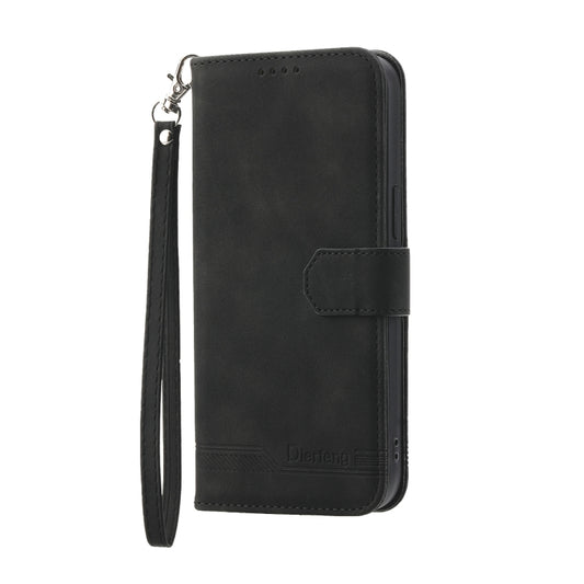 For Huawei nova 11 Dierfeng Dream Line TPU Hybrid PU Leather Phone Case(Black) by buy2fix