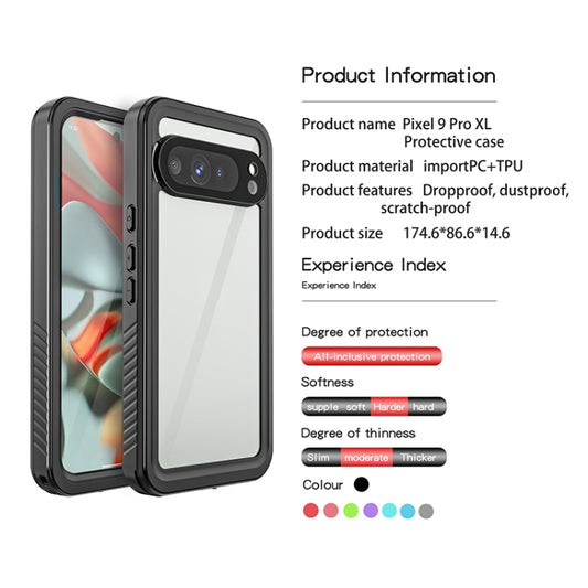 For Google Pixel 9 Pro XL RedPepper Shockproof IP68 Waterproof PC + TPU Protective Case(Black) by RedPepper