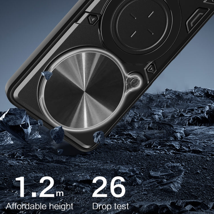 For Xiaomi Redmi A3 CD Texture Sliding Camshield Magnetic Holder Phone Case(Pink) by buy2fix