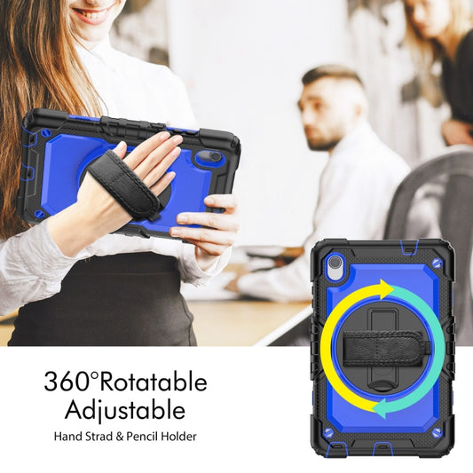 For Lenovo Tab M8 HD 2020/2019 Silicone Hybrid PC Tablet Case with Shoulder Strap(Blue PC) - Lenovo by buy2fix | Online Shopping UK | buy2fix