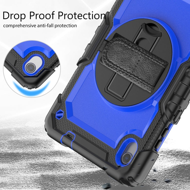 For Lenovo Tab M8 HD 2020/2019 Silicone Hybrid PC Tablet Case with Shoulder Strap(Blue PC) - Lenovo by buy2fix | Online Shopping UK | buy2fix