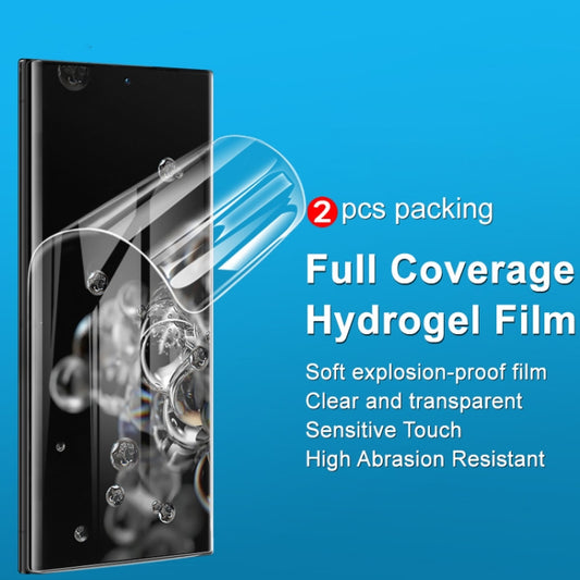 For Samsung Galaxy S24 Ultra 5G 2pcs imak Curved Full Screen Hydrogel Film Protector by imak