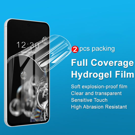 For Samsung Galaxy S24 5G 2pcs imak Curved Full Screen Hydrogel Film Protector by imak