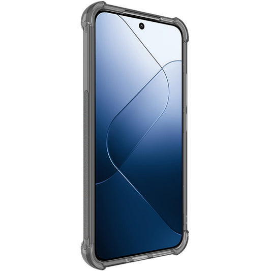 For Xiaomi 14 5G imak Shockproof Airbag TPU Phone Case(Transparent Black) by imak