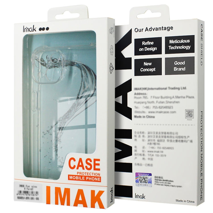 For Xiaomi 14 Ultra 5G imak Shockproof Airbag TPU Phone Case(Transparent Black) by imak
