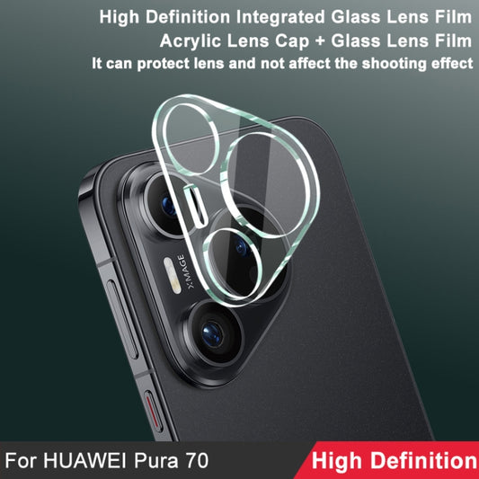 For Huawei Pura 70 imak Integrated Rear Camera Lens Tempered Glass Film by imak