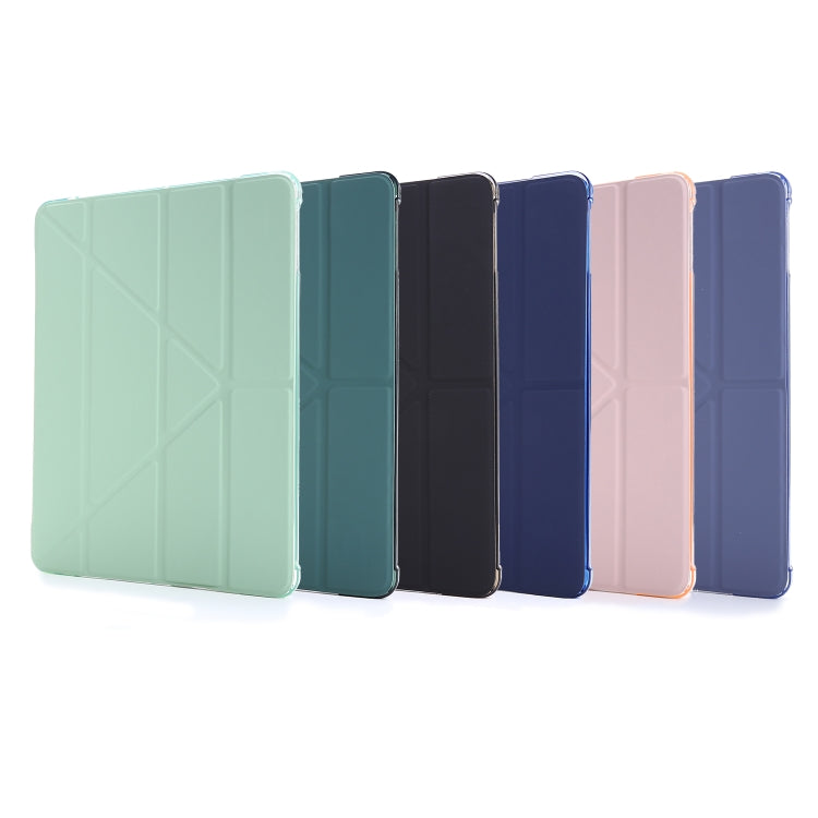For iPad 9.7 (2018) & (2017) Airbag Deformation Horizontal Flip Leather Case with Holder & Pen Holder(Purple) - iPad 9.7 (2018) & (2017) Cases by buy2fix | Online Shopping UK | buy2fix
