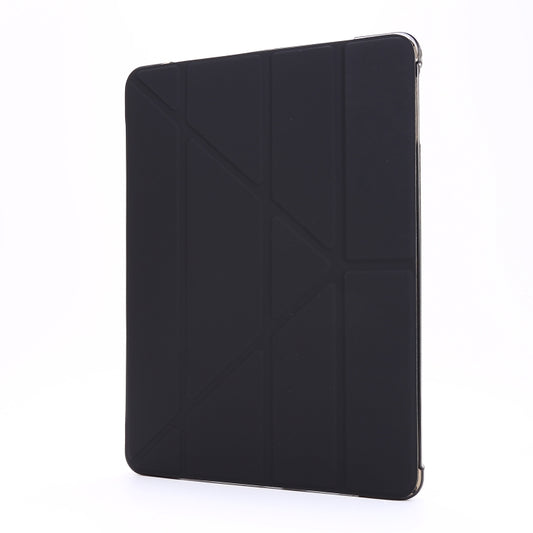 For iPad 9.7 (2018) & (2017) Airbag Deformation Horizontal Flip Leather Case with Holder & Pen Holder(Black) - iPad 9.7 (2018) & (2017) Cases by buy2fix | Online Shopping UK | buy2fix