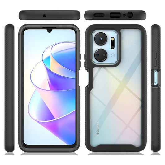 For Honor X8a Starry Sky Full Body Hybrid Shockproof Phone Case with PET Film(Royal Blue) by buy2fix