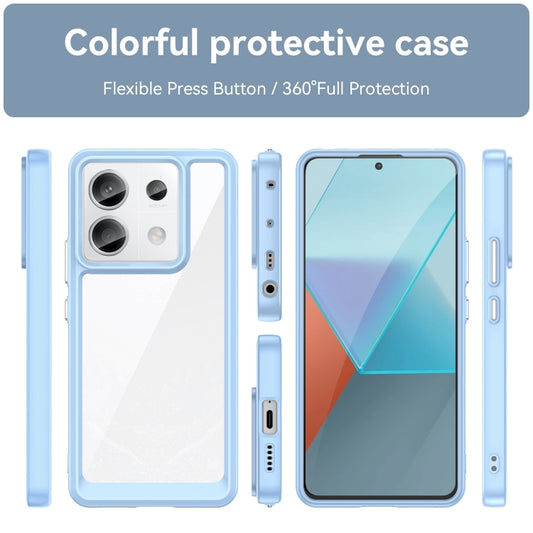 For Xiaomi Redmi Note 13 Pro 5G Colorful Series Acrylic Hybrid TPU Phone Case(Blue) by buy2fix