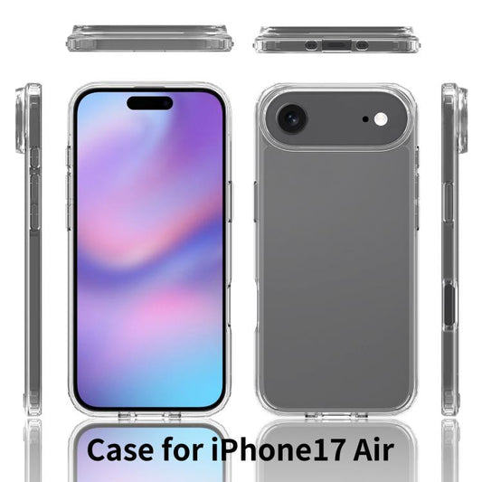 For iPhone 17 Air Scratchproof Acrylic TPU Phone Case(Transparent) - iPhone 17 Air Cases by buy2fix | Online Shopping UK | buy2fix