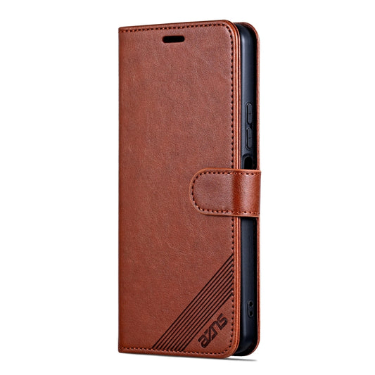For Honor Play 60 Plus AZNS Sheepskin Texture Flip Leather Phone Case(Brown) - Honor Cases by AZNS | Online Shopping UK | buy2fix