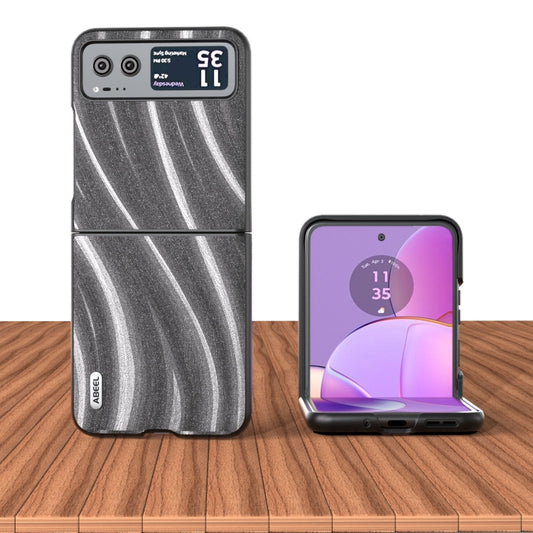 For Motorola Razr 40 ABEEL Galactic Pattern Protective Phone Case(Grey) by buy2fix