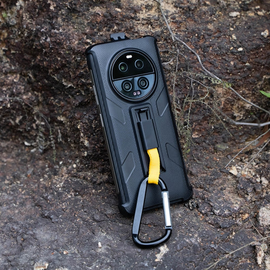 For Ulefone Armor 23 Ultra Ulefone Back Clip Phone Case with Carabiner(Black) by Ulefone