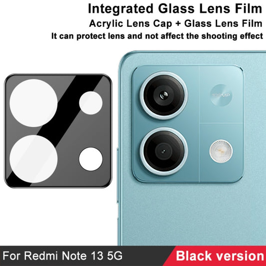 For Xiaomi Redmi Note 13 5G imak High Definition Integrated Glass Lens Film Black Version by imak