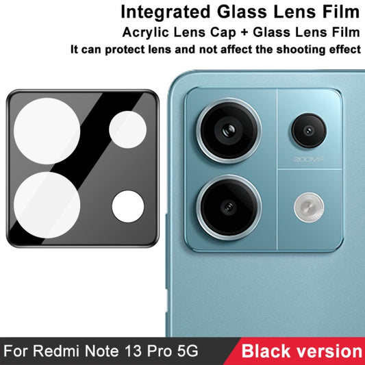 For Xiaomi Redmi Note 13 Pro 5G imak High Definition Integrated Glass Lens Film Black Version by imak