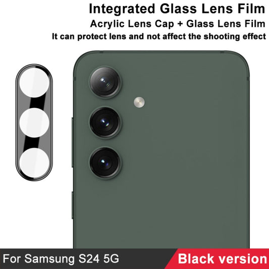 For Samsung Galaxy S24 5G imak High Definition Integrated Glass Lens Film Black Version by imak