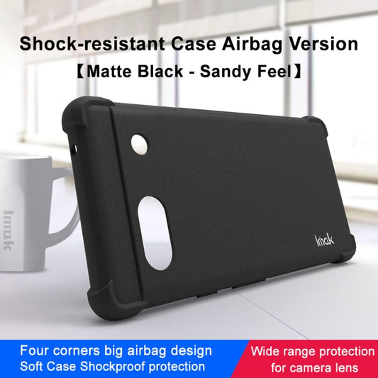 For Google Pixel 7a imak All-inclusive Shockproof Airbag TPU Case(Matte Black) by imak
