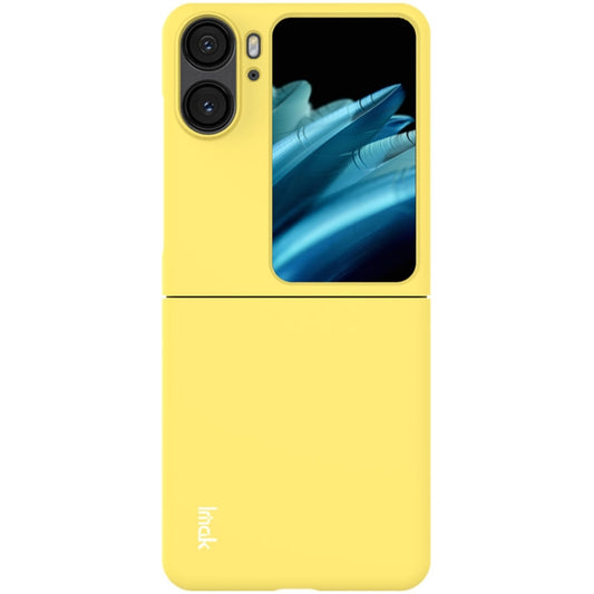 For OPPO Find N2 Flip 5G IMAK JS-2 Series Colorful PC Case(Yellow) by imak