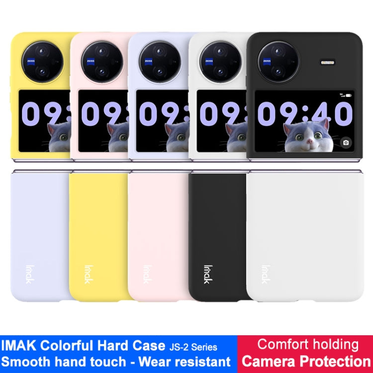 For vivo X Flip IMAK JS-2 Series Colorful PC Case(White) by imak