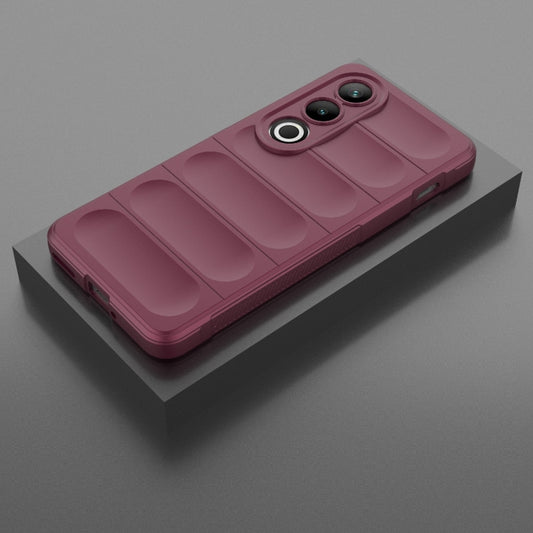 For OnePlus Ace 3V Magic Shield TPU + Flannel Phone Case(Wine Red) by buy2fix