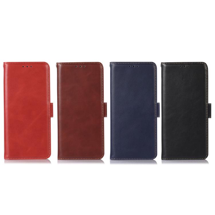 For iPhone 17 Crazy Horse Top Layer Cowhide Leather Phone Case(Black) - iPhone 17 Cases by buy2fix | Online Shopping UK | buy2fix