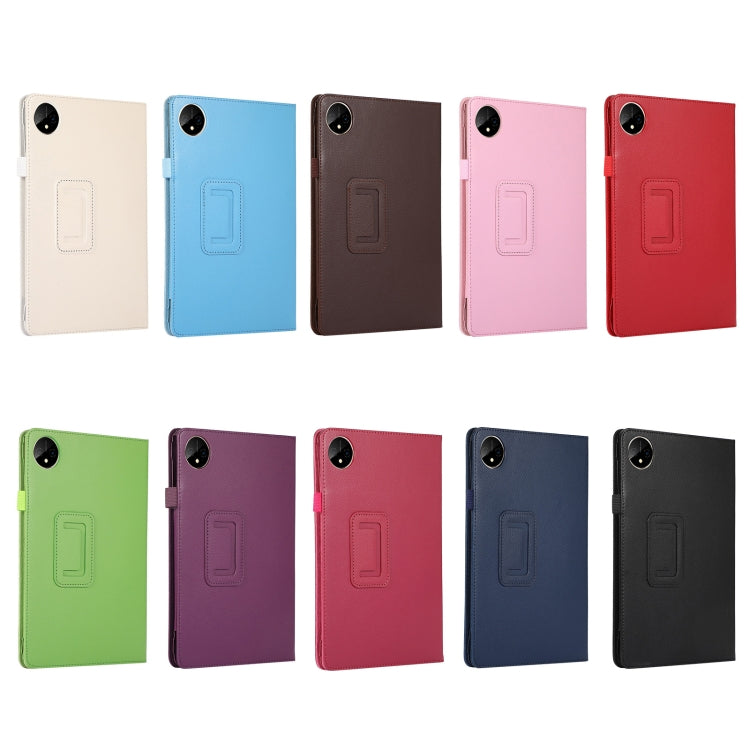 For Huawei MatePad Pro 11 2024 Litchi Texture Leather Tablet Case with Holder(Black) by buy2fix