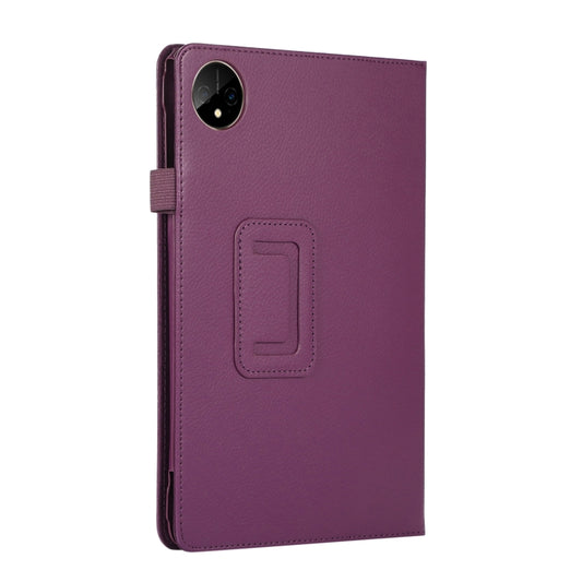 For Huawei MatePad Pro 11 2024 Litchi Texture Leather Tablet Case with Holder(Purple) by buy2fix