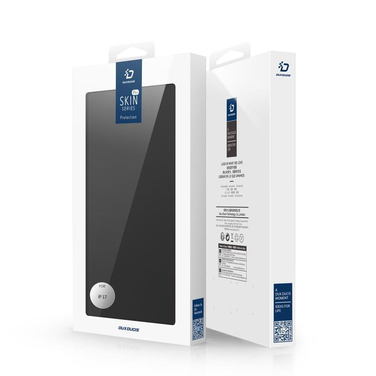 For iPhone 17 DUX DUCIS Skin Pro Series Flip Leather Phone Case(Black) - iPhone 17 Cases by DUX DUCIS | Online Shopping UK | buy2fix