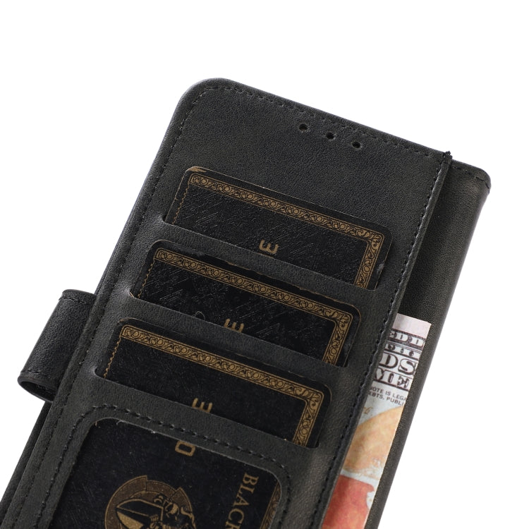 For iPhone 16 Plus Cow Texture Leather Phone Case(Black) by buy2fix