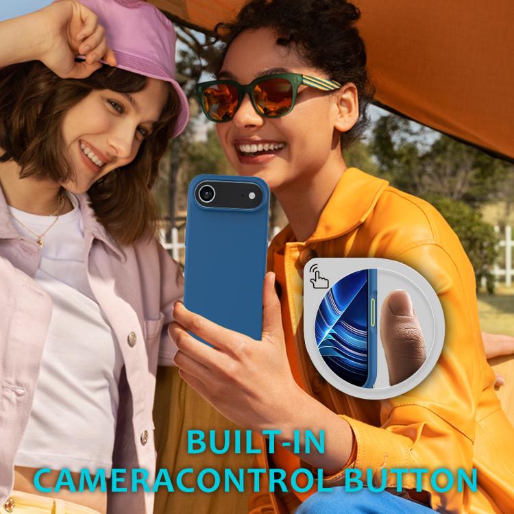 For iPhone Air Solid Color Silicone Phone Case(Cobalt Blue) - iPhone Air Cases by buy2fix | Online Shopping UK | buy2fix