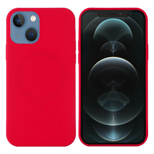 For iPhone 15 Shockproof Silicone Magsafe Phone Case(Red) by buy2fix