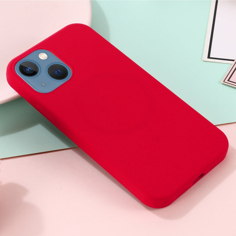 For iPhone 15 Shockproof Silicone Magsafe Phone Case(Red) by buy2fix