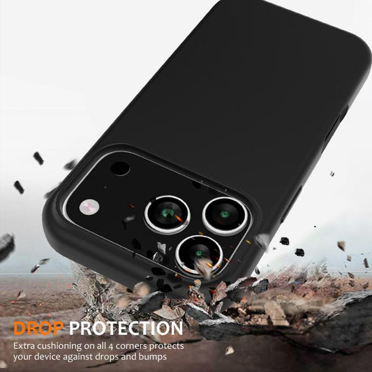 For iPhone 17 Pro Max Shockproof Silicone Magsafe Phone Case(Black) - iPhone 17 Pro Max Cases by buy2fix | Online Shopping UK | buy2fix