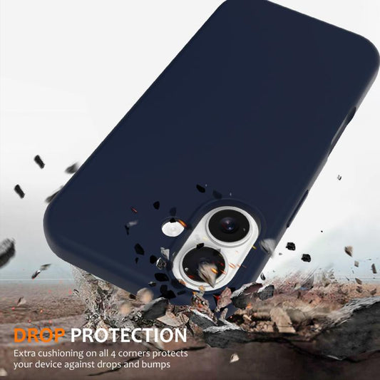 For iPhone 17 Shockproof Silicone Magsafe Phone Case(Navy Blue) - iPhone 17 Cases by buy2fix | Online Shopping UK | buy2fix