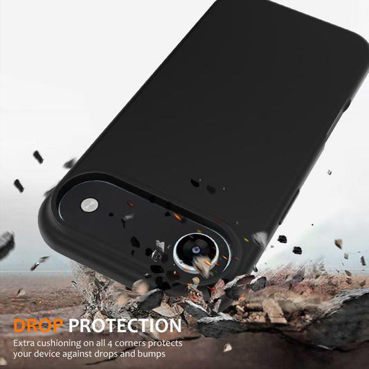 For iPhone Air Shockproof Silicone Magsafe Phone Case(Black) - iPhone Air Cases by buy2fix | Online Shopping UK | buy2fix
