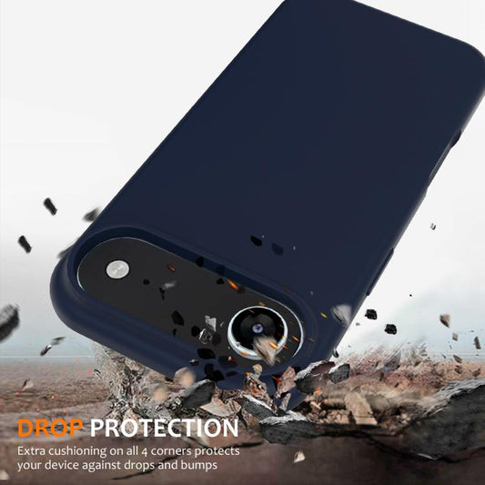 For iPhone Air Shockproof Silicone Magsafe Phone Case(Navy Blue) - iPhone Air Cases by buy2fix | Online Shopping UK | buy2fix