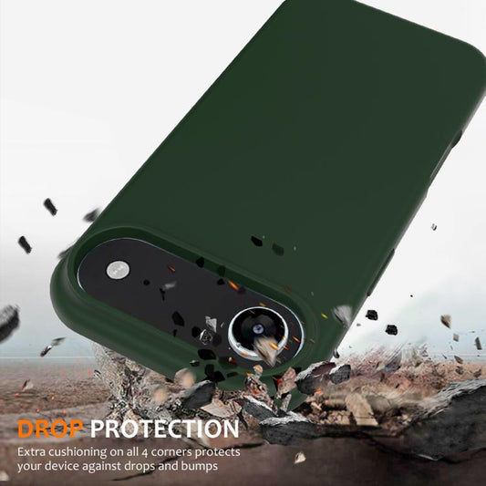 For iPhone Air Shockproof Silicone Magsafe Phone Case(Dark Green) - iPhone Air Cases by buy2fix | Online Shopping UK | buy2fix