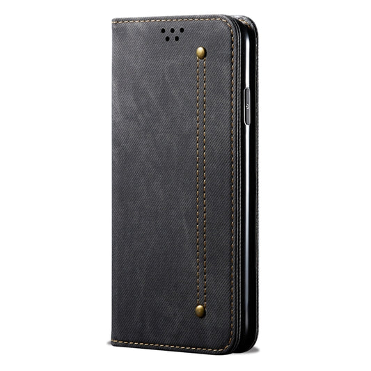 For vivo X100 Pro Denim Texture Flip Leather Phone Case(Black) by imak