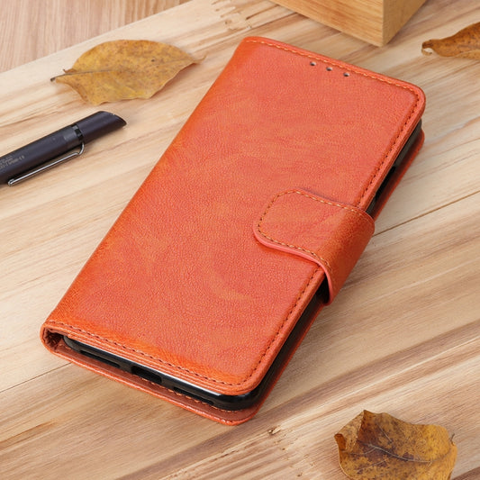 For OnePlus Nord 4E Global Nappa Texture Leather Phone Case(Orange) by buy2fix