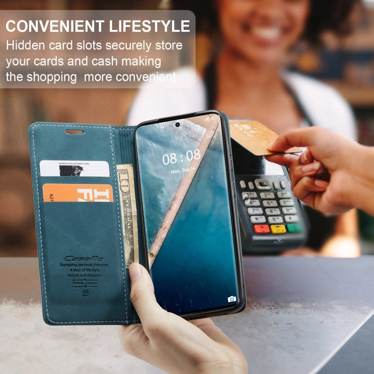 For Realme 11 Pro/Realme 11 Pro+ CaseMe 013 Multifunctional Horizontal Flip Leather Phone Case(Blue) by CaseMe